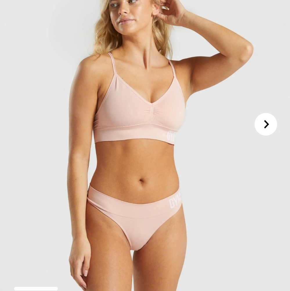 Gymshark seamless bralette pink